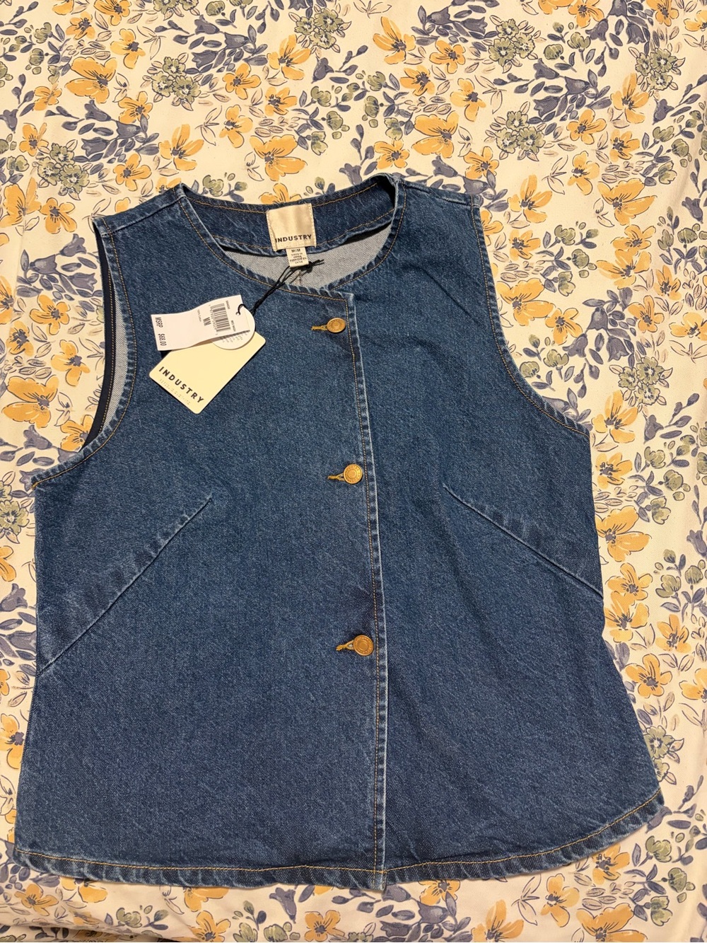 Industry Blue Denim vest